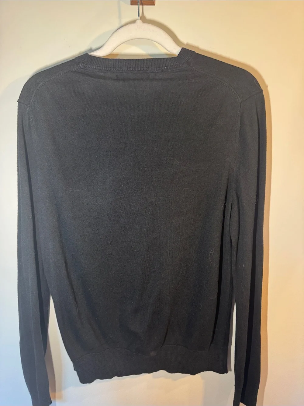 Banana Republic Men’s Black Crewneck Pullover Sweater